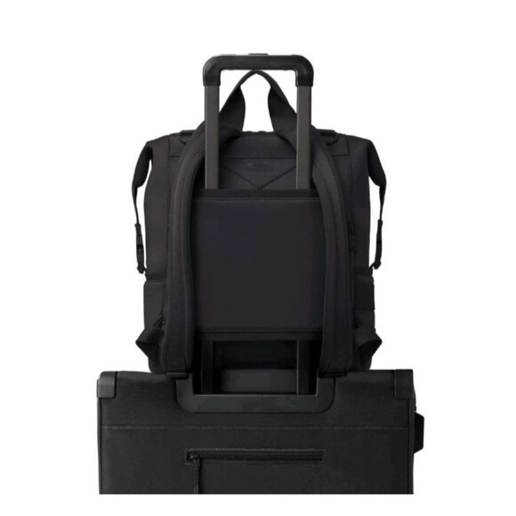 Dagne Dover Indi Neoprene Diaper Backpack Large - Onyx Blacka deep black $230 - Picture 6 of 14